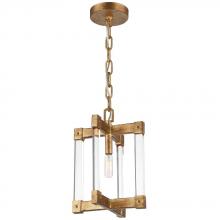  292M01AGL - Halcyon 1-Lt Mini Pendant - Antiqued Gold Leaf