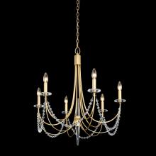  350C06FG - Brentwood 6-Lt Chandelier - French Gold