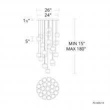  PD-68921R-AB - Banded Chandelier Light