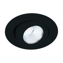  R2BRA-S930-BK - Ocularc 2.0 LED Round Adjustable Trim with Light Engine and New Construction or Remodel Housing