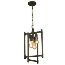  202836A - 4x60W Pendant w/ Matte Bronze Finish