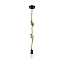  43256A - Rampside - Single Light Rope Pendant 1x60W