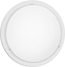  82958A - 1x100W Ceiling Light w/ White finish & Satin Glass