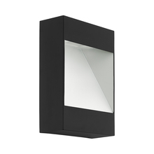  98095A - Manfria - Outdoor Wall Light, Black & White Finish, Integrated LED