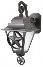  LS177066 - Americana Collection Lone Star Series Wall Model LS177066 Medium Outdoor Wall Lantern