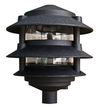  D5000-LED4-B - PAGODA FIX 3  TIER 6" TOP 1/2" BASE 4W LED 120V