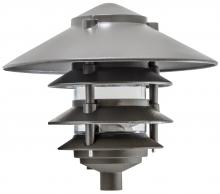  D5400-BZ - PAGODA FIX 4 TIER 10"TOP 3"BASE INCAND 120V