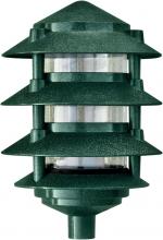  D5408-G - PAGODA FIX 4 TIER 6" TOP 3"BASE 26W DL-S26-GU24 120V