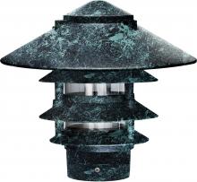  D5411-VG - PAGODA FIX 4 TIER 10"TOP 1/2"BASE 7W PL7 120V