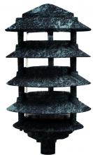  D5553-VG - PAGODA FIX 5 TIER 6" TOP 1/2" BASE 26W DL-S26-GU24 120