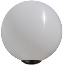  D7018-LED16 - 18" GLOBE FIX BLACK 16W LED 85-265V