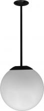  D7500-18-LED16-B - 13" CEILING GLOBE FIX 18" DROP 16W LED 120V