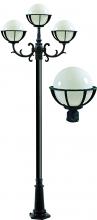  GM2631-VG - CAST ALUM 10" GLOBE POST LIGHT FIX 3 X 13W DL-S13-GU24