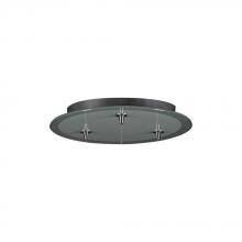  150 PAN - 3-Lite Glass Pendant Pan Canopy