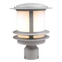  1896 BK - 1 Light Outdoor Post Light Tusk Collection 1896 BK