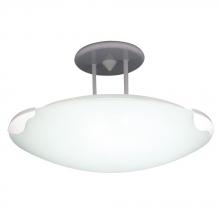  1914 WH - PLC 1 Light Semi Flush Mount Concord Collection 1914 WH