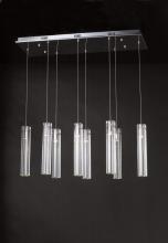  21185 PC - PLC 8 Light Chandelier Segretto Collection 21185 PC