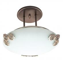  2818 PB - 1 Light Semi Flush Mount Aroma Collection