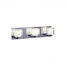  3483 PC - 3 Light Vanity Glacier Collection 3483 PC