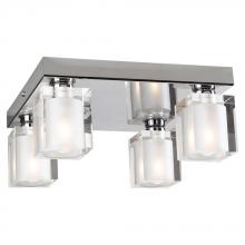  3486 PC - 4 Light Ceiling Light Glacier Collection 3486 PC