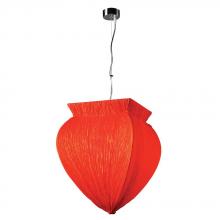  73034 RED - 1 Light Pendant Bombay Collection 73034 RED/PC