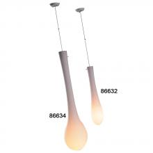  86634 OPAL - 1 Light Pendant Tear Drop Collection 86634 OPAL