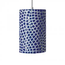  PM20302-CB - Channels Pendant Cobalt Blue