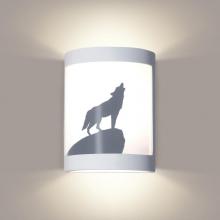  F200H-A17 - Lone Wolf Wall Sconce: Jade