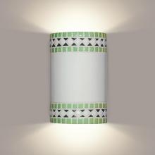  M20301-MI-WETST-1LEDE26 - Borders Wall Sconce Mint Green (Wet Sealed Top, E26 Base LED (Bulb included))