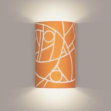  M20303-SY-WETST-1LEDE26 - Picasso Wall Sconce Sunflower Yellow (Wet Sealed Top, E26 Base LED (Bulb included))