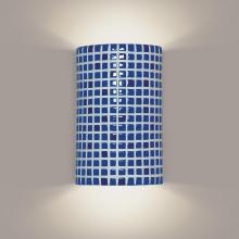  M20308-CB-WETST-1LEDE26 - Confetti Wall Sconce Cobalt Blue (Wet Sealed Top, E26 Base LED (Bulb included))