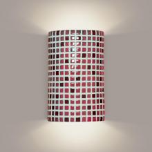  M20308-MR-WETST-1LEDE26 - Confetti Wall Sconce Matador Red (Wet Sealed Top, E26 Base LED (Bulb included))