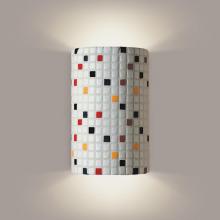  M20308-MU-WETST-1LEDE26 - Confetti Wall Sconce Multicolor (Wet Sealed Top, E26 Base LED (Bulb included))