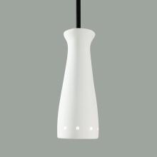  MP07-A17-BCC - Pilsner Mini Pendant: Jade (Black Cord & Canopy)