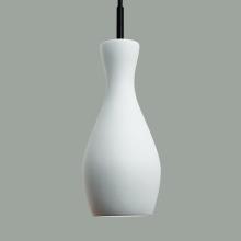  MP19-A17-BCC - Amphora Mini Pendant: Jade (Black Cord & Canopy)