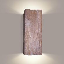  N18031-BR-WETST-1LEDE26 - Stone Wall Sconce Brown (Wet Sealed Top, E26 Base LED (Bulb included))