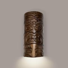  NT001-DT - Tiki Downlight Wall Sconce Dark Teak