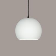  P1601-1LEDE26-CSTF-BCC - Bonaire Pendant: Custom Finish or Color Match (E26 Base Dimmable LED (Bulb included)) (Black Cord & 