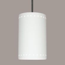  P206-A17-BCC-1LEDE26 - Gran Delos Pendant: Jade (Black Cord & Canopy)