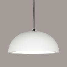  P302-A17-BCC-1LEDE26 - Gran Thera Pendant: Jade (Black Cord & Canopy)