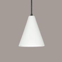  P802-A17-BCC-1LEDE26 - Gotlandia Pendant: Jade (Black Cord & Canopy)