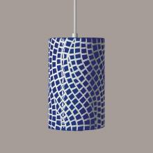  PM20302-CB-WCC - Channels Pendant Cobalt Blue (White Cord & Canopy)