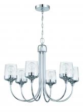  58126-CH - Wrenn 6 Light Chandelier in Chrome