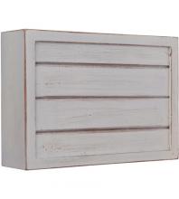  CH1305-WW - Shiplap Design Chime in White Wash