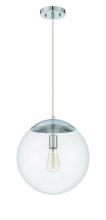  56893-CH - Gaze 1 Light 14" Pendant in Chrome