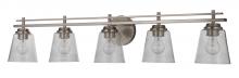  19642BNK5 - Drake 5 Light Vanity in Brushed Polished Nickel