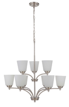  50229-BNK-WG - 9 Light Chandelier