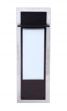  ZA2512-SSMN-LED - Heights 1 Light Medium Outdoor LED Wall Lantern in Stainless Steel/Midnight