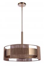  59096-SB - Kensey 6 Light Pendant in Satin Brass