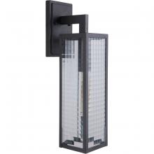  Z4524-MN-SC - Deka 1 Light Large Outdoor Wall Lantern in Midnight